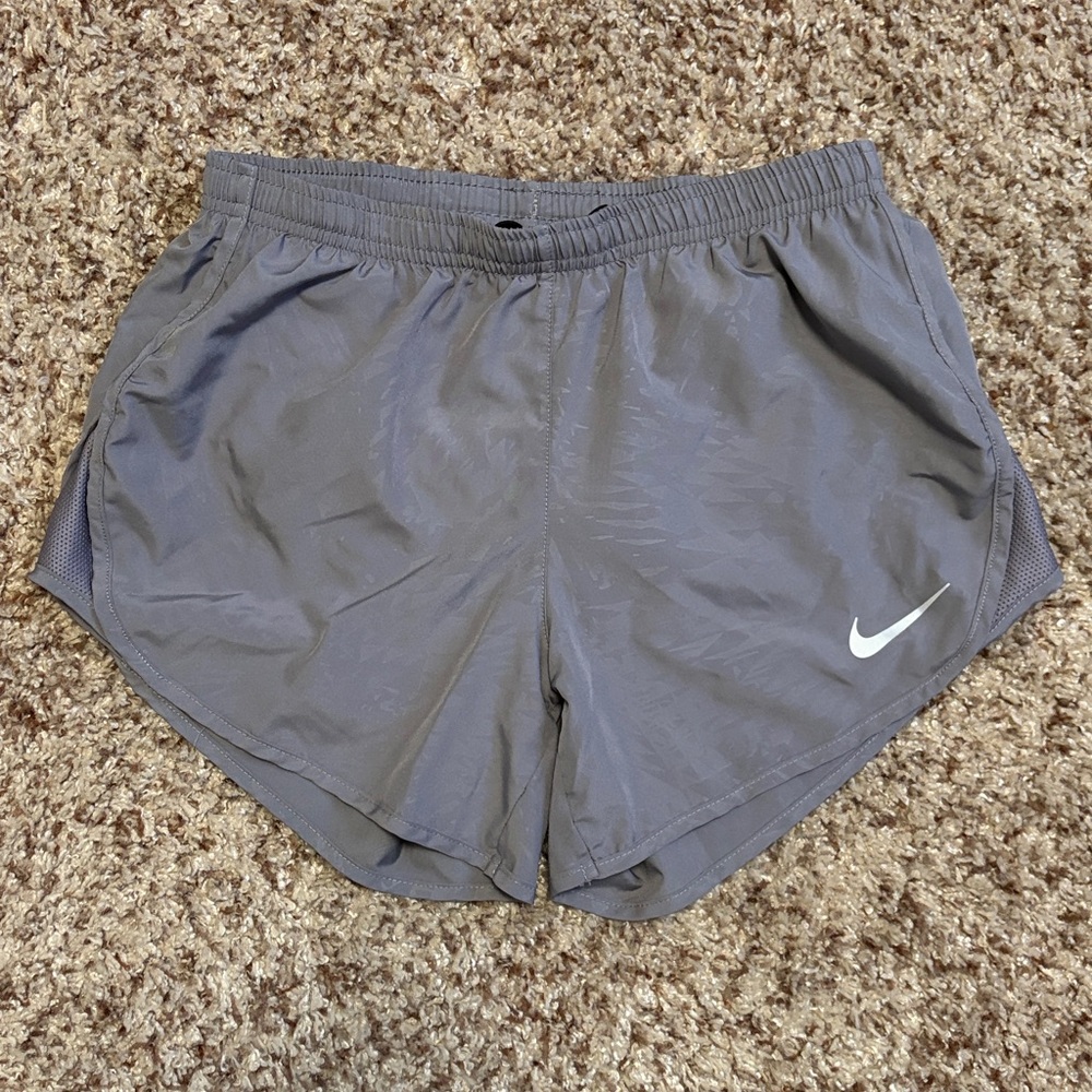 Nike Women’s Brief-lined Running Shorts, XS, Gray